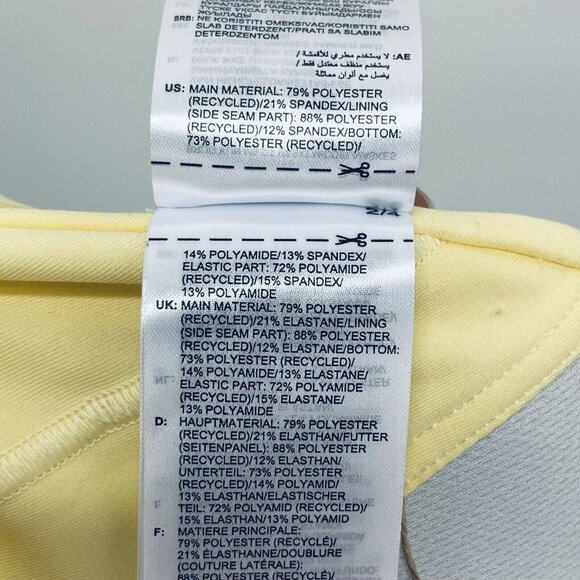 Adidas Sport Bra Size 1XL Women’s Light Support Training Almost Yelow New - Picture 9 of 12